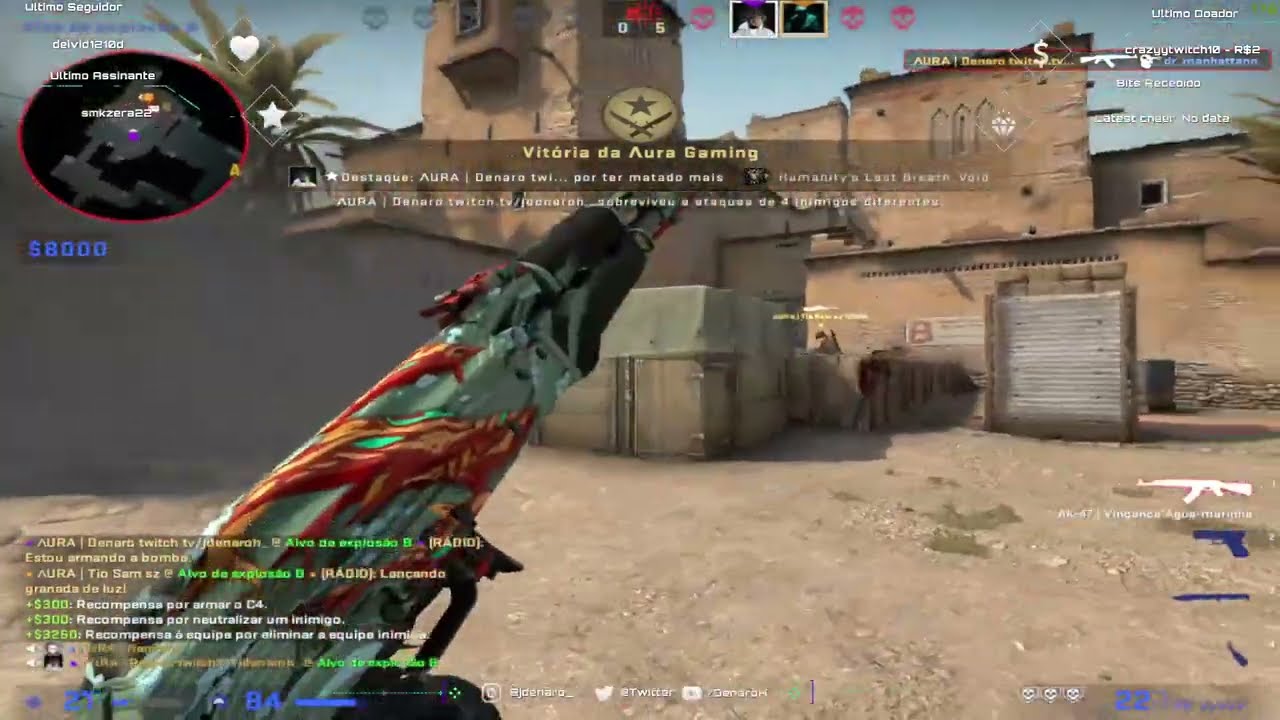CS GO   Trabalhando em equipe na Dust 