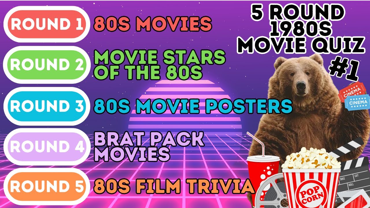 The 5 Round 1980s Movie Quiz | Movies, Stars, Posters, Brat Pack & Film Trivia (1)