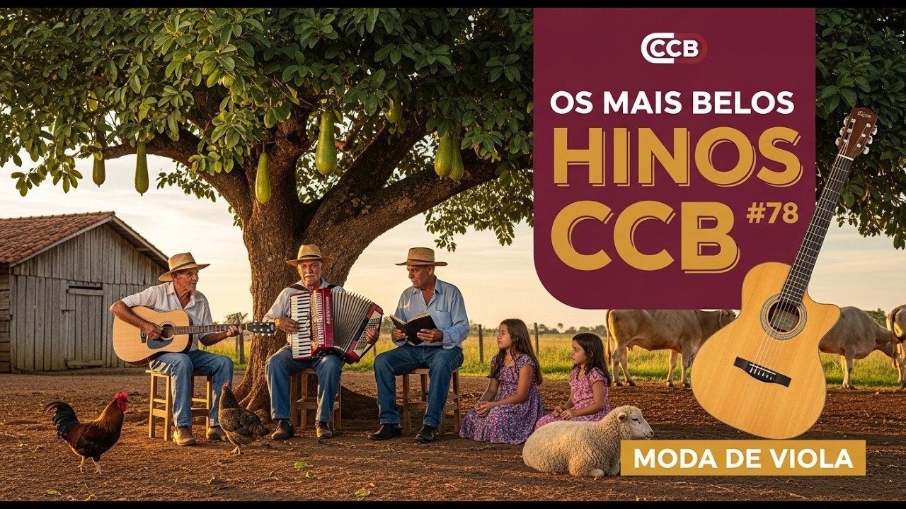 Os MAIS BELOS HINOS CCB | Moda de Viola #78