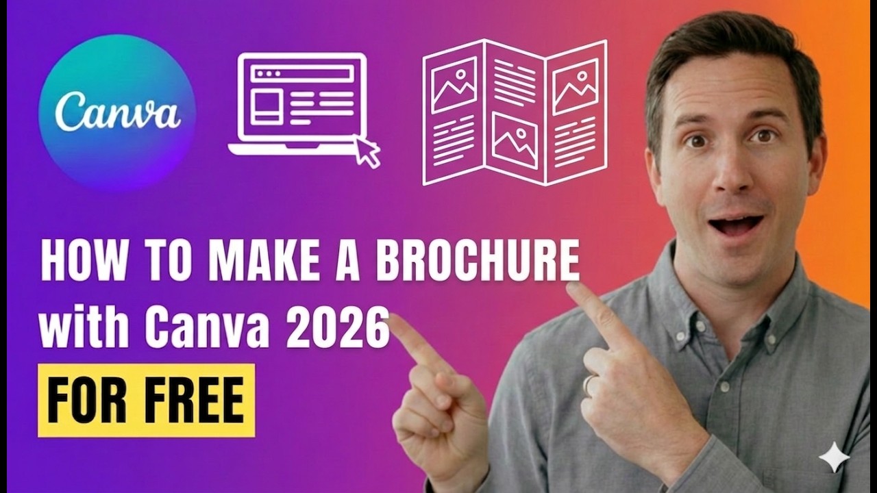Brochure Templates Canva Guide (2026) | Step-by-Step Tutorial