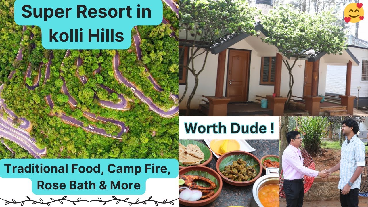 நடிகர்கள் தங்கும் Nallathambi Resort 🔥 | Budget Friendly | Kolli Hills First Resort 💥