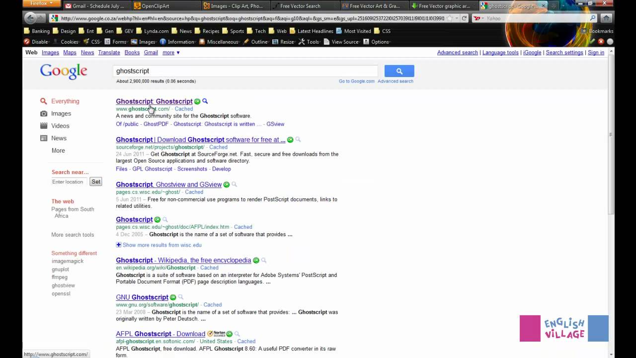 1.8 downloading ghostscript and gsview