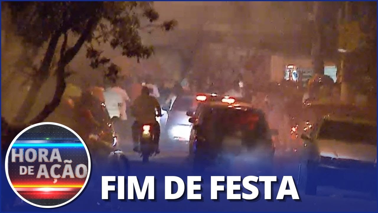 Policiais são chamados para acabar com baile funk