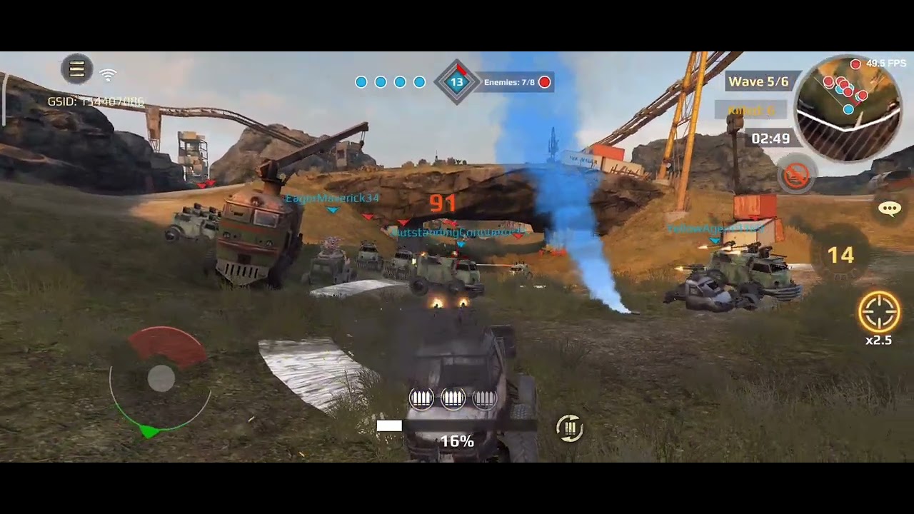 Crossout mobile PVE complete 6 waves #crossoutmobile