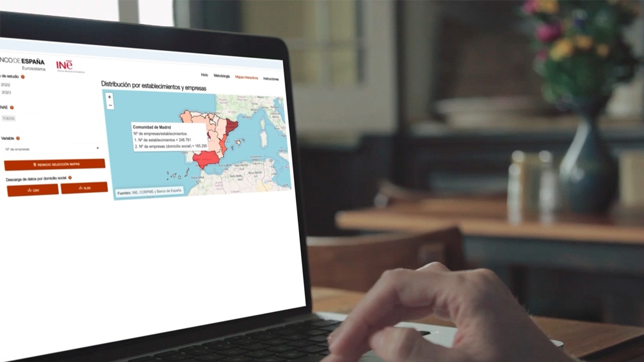¿Cómo se distribuyen las empresas por España?