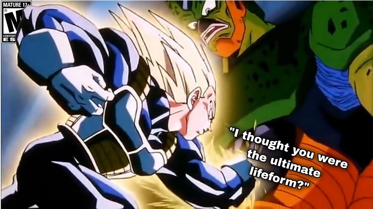 That Time VEGETA Beat The Goofy out of Semi-Perfect CELL