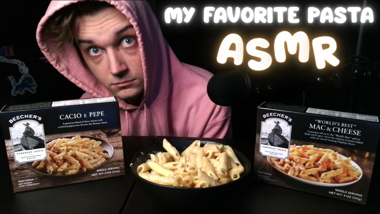ASMR Eating TWO Flavors of My FAVORITE Pasta