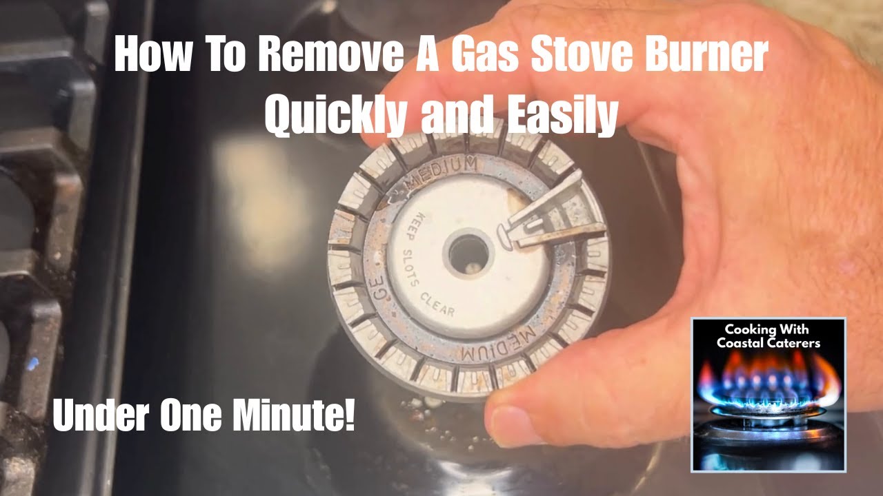 How To Remove A Gas Stove Burner. QUICKLY and EASILY!! 👍👍