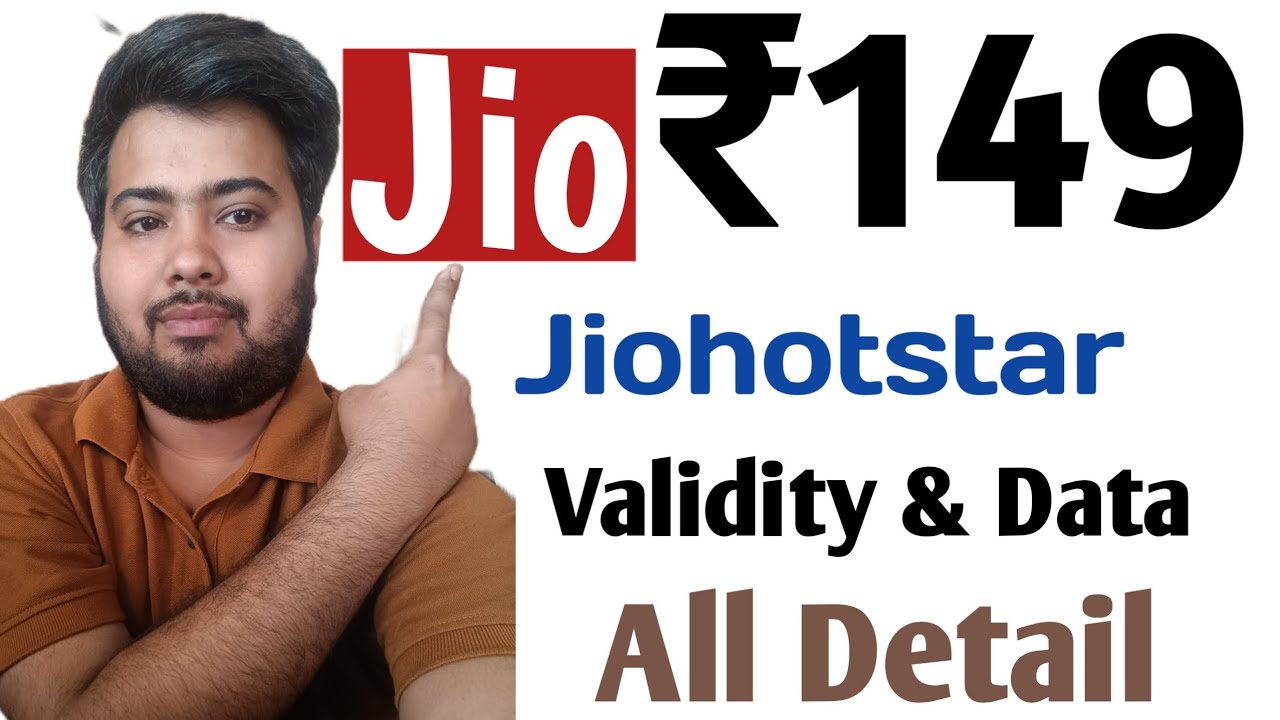 IPL FREE Jiohotstar Jio 149 Recharge Plan Jio ₹149 Recharge Pack Jio 149 Data Pack Sabse Sasta Plan