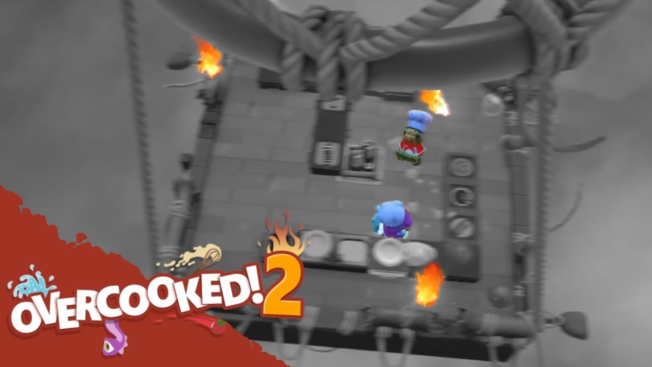 Crashing a hot air balloon | Overcooked 2 Part 2