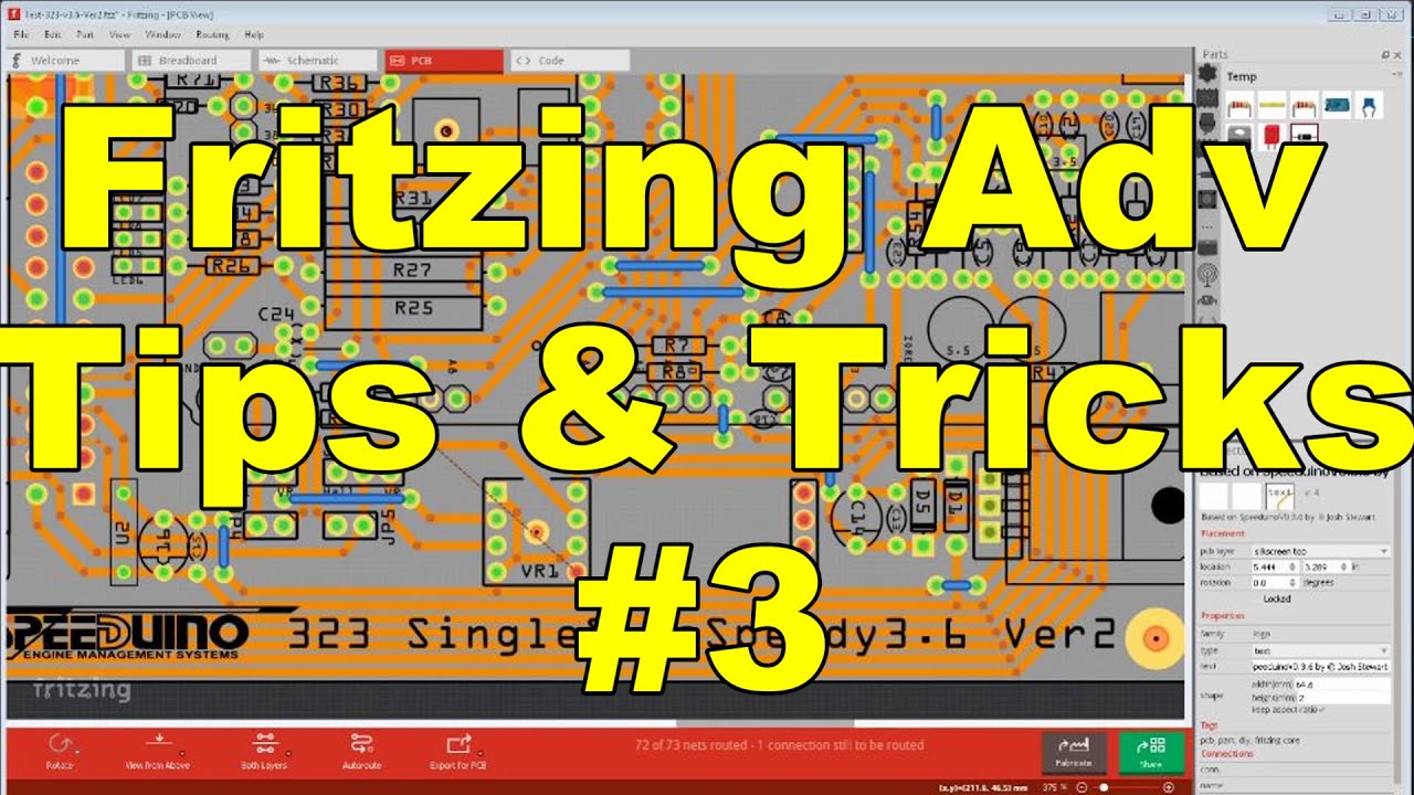 Fritzing Advanced Tips & Tricks - pt3