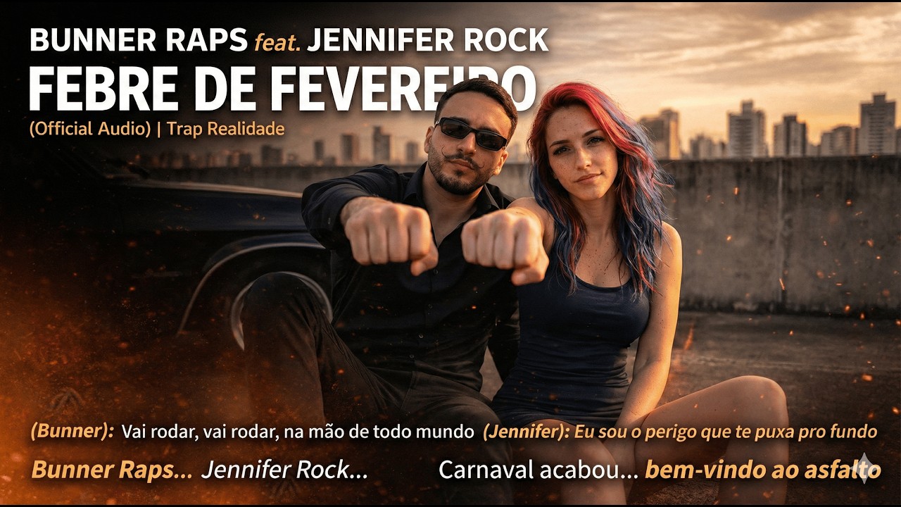 BUNNER RAPS feat. JENNIFER ROCK - FEBRE DE FEVEREIRO (Official Audio) | Trap Realidade