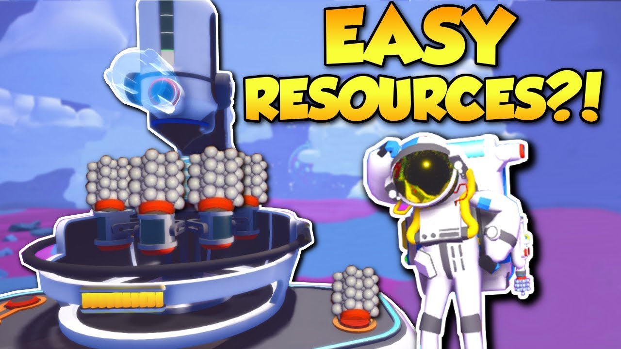 EASY RESOURCES!? - Astroneer Multiplayer Gameplay - Mineral Extractor Update!