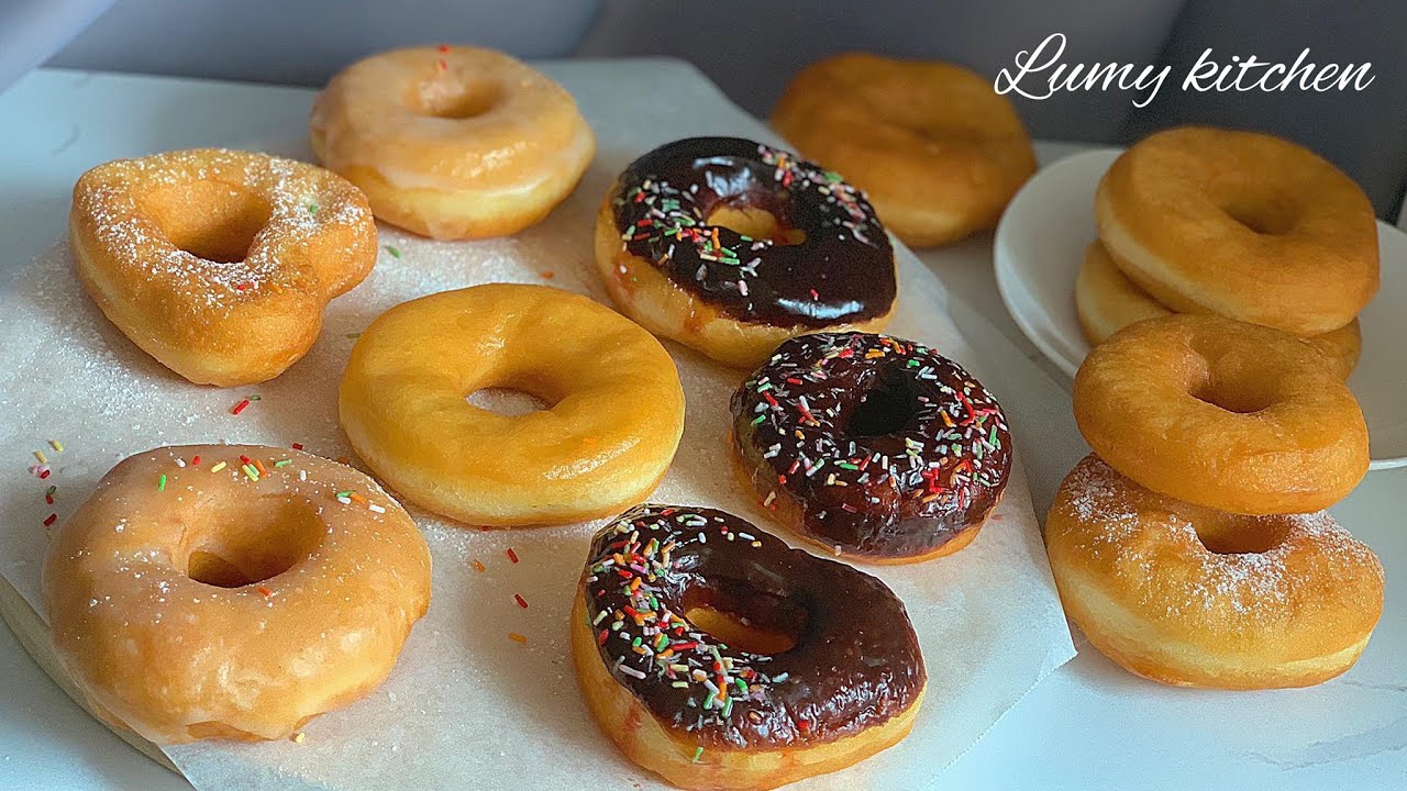 NO BAKE Donuts | DONUT RECIPE | C&Aacute;CH L&Agrave;M B&Aacute;NH DONUT