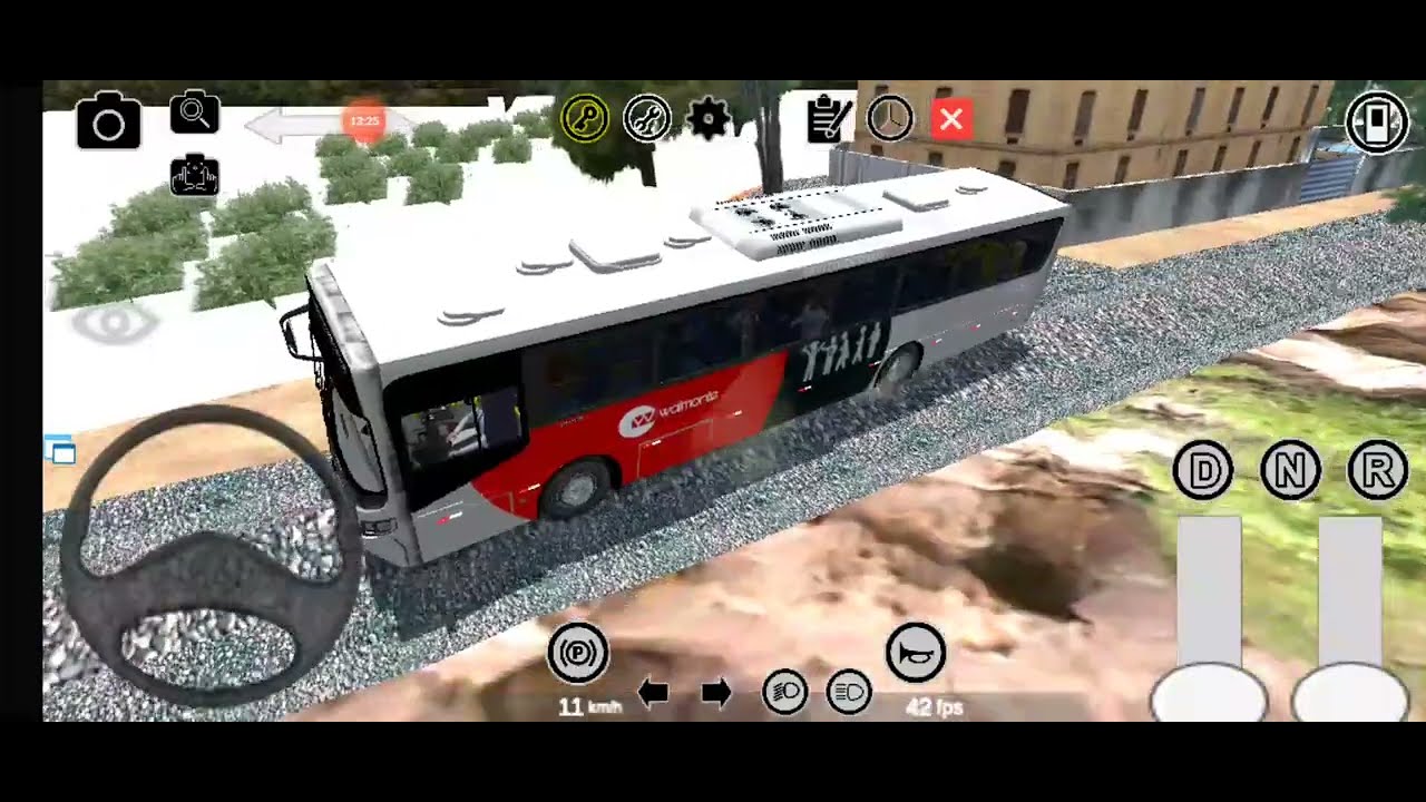 Proton Bus Simulator - Caio Apache VIP 4 MB OF 1721L Bluetec 5 - Mapa Cortando Barro 