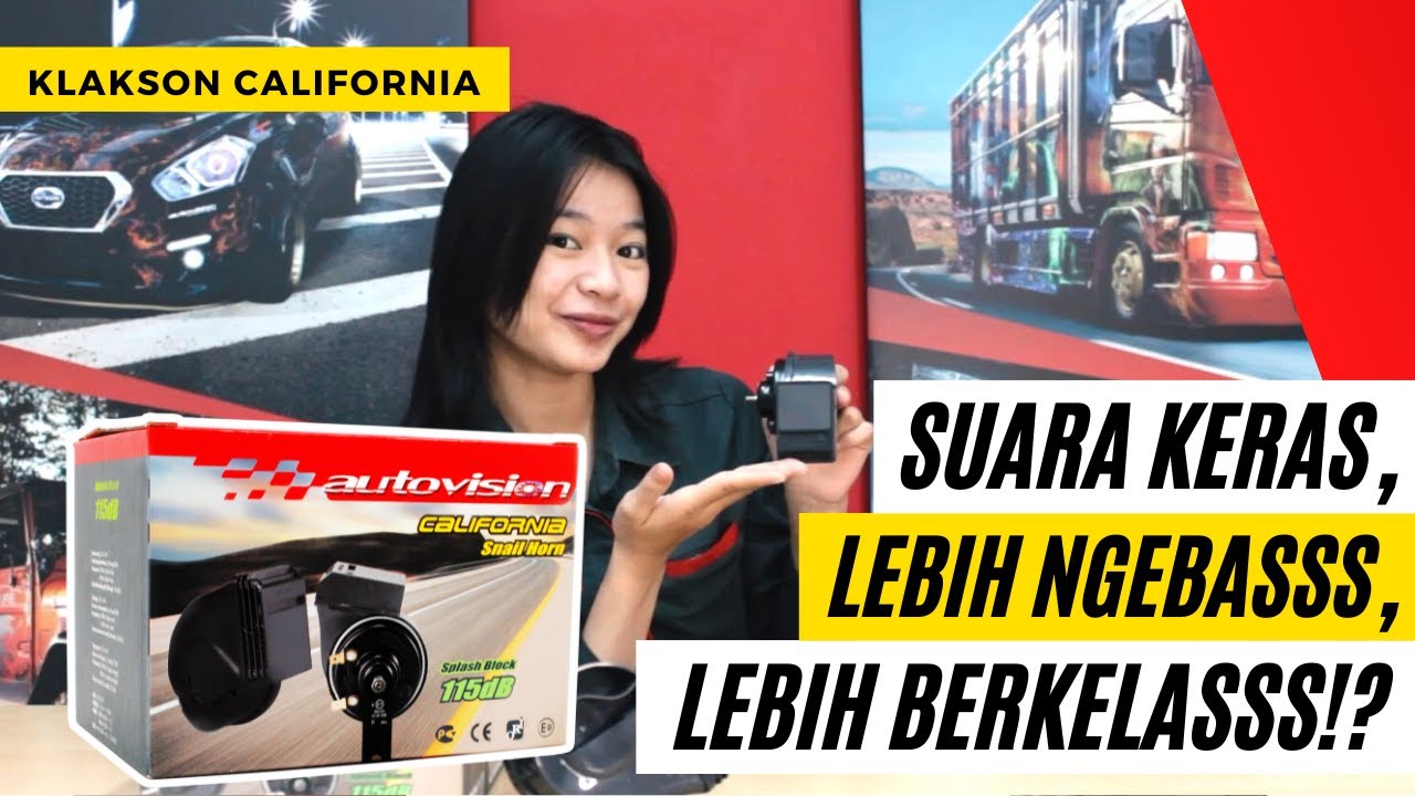 Suara KERAS, Lebih NGEBASSS, Lebih BERKELASSS!? Klakson Keong California!