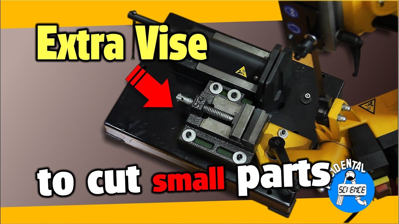 Extra vise to cut small parts on metal bandsaw