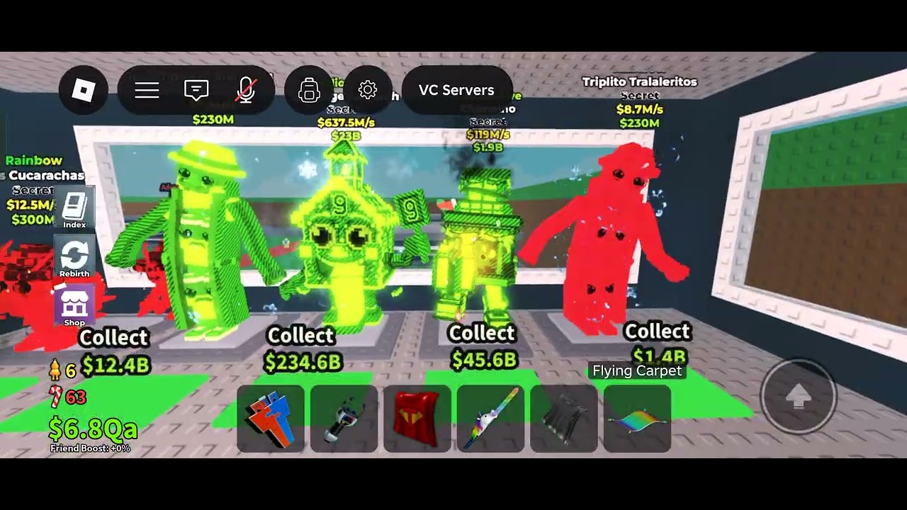 OMGG what I got from these lucky blocks 😱 pt 2