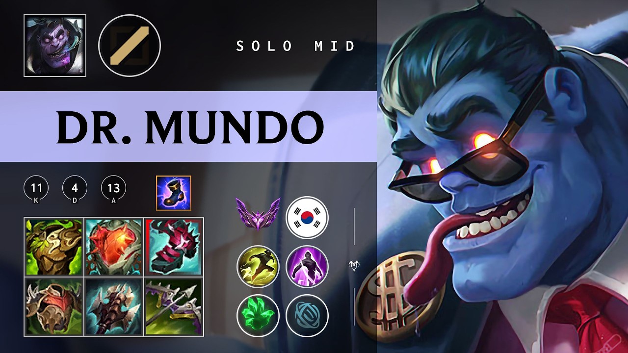 Dr. Mundo Mid vs Illaoi - KR Master Patch 26.05