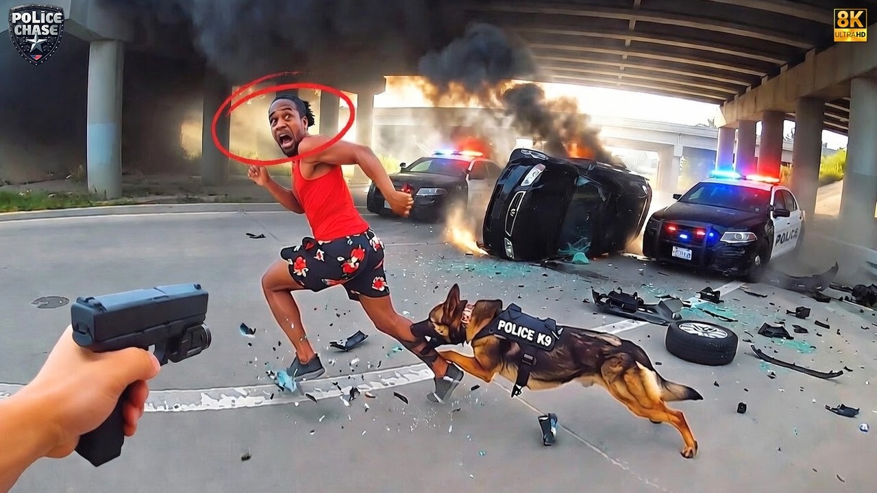 MOST SHOCKING Police Dashcam Moments High-Speed Police Chases Wild PIT Maneuvers #3