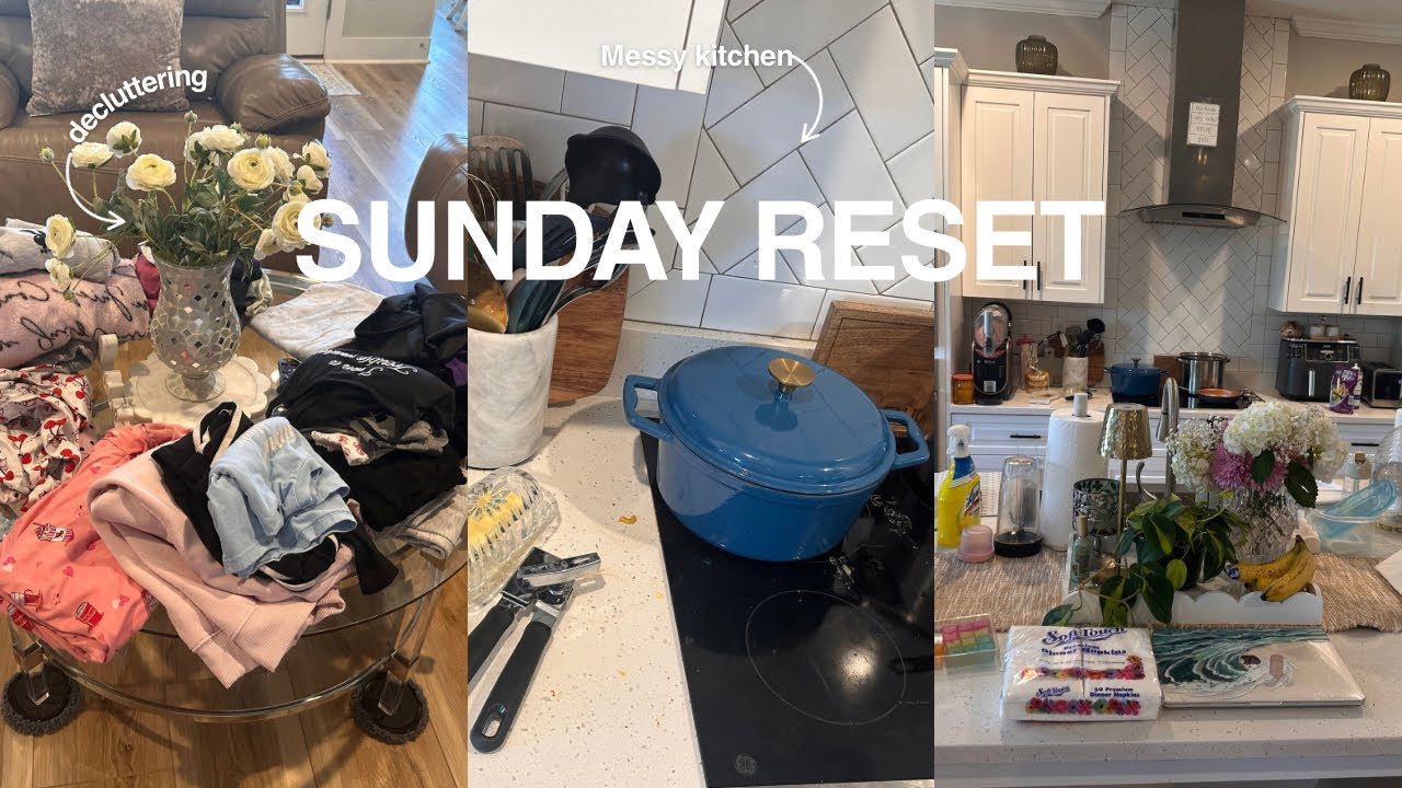 Sunday Reset Routine | Whole Home Cleaning Motivation