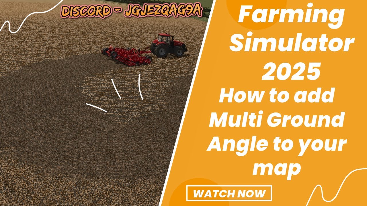 How to add Multi Terrain/Ground Angle to your FS25 map!