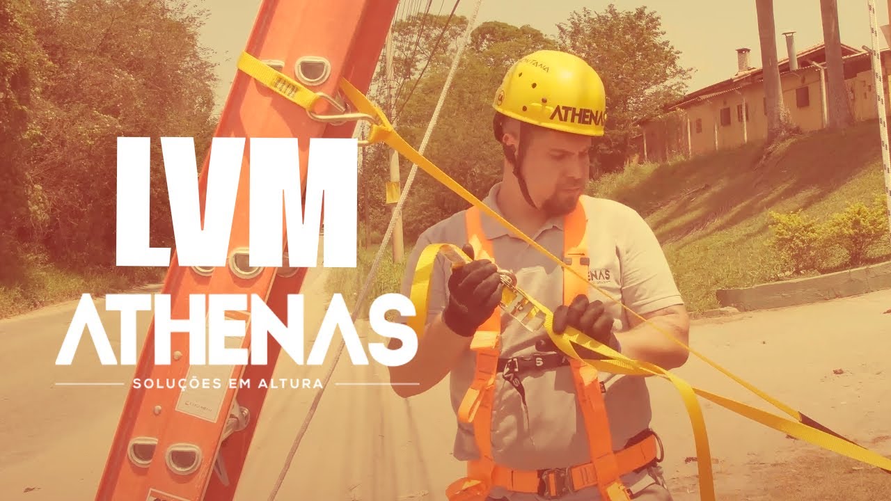 LVM - Linha de vida Móvel escada extensiva - Athenas Soluções em Altura