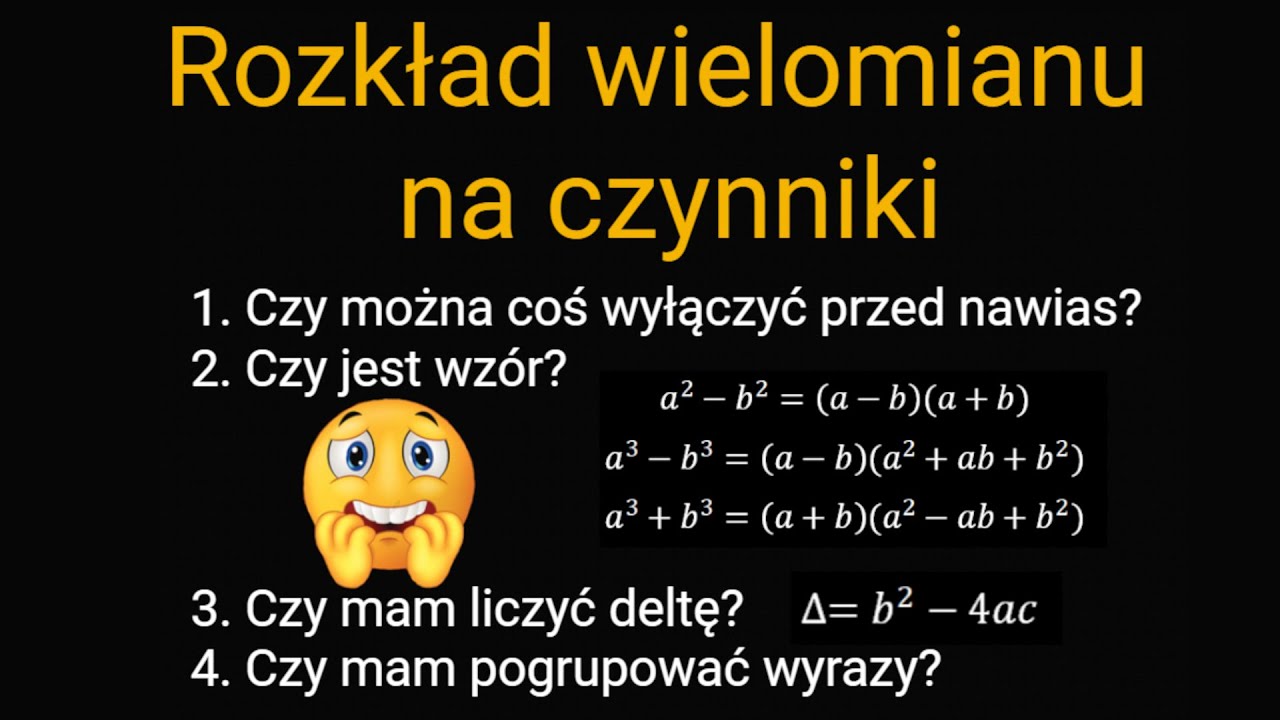 Rozkład wielomianu na czynniki #1