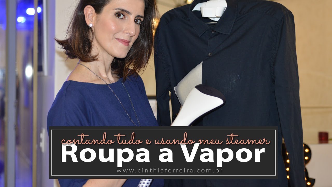 Steamer Funciona ? Mostrei como uso minha passadora de roupa a vapor