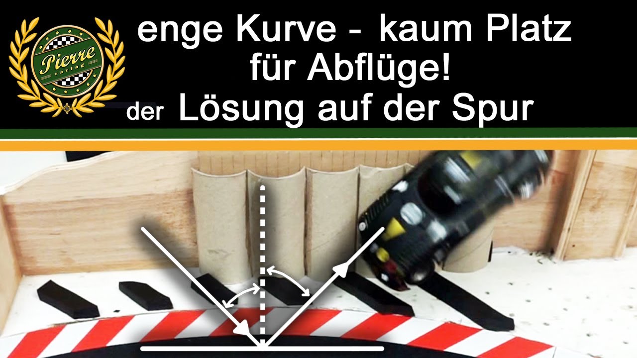 enge Kurve, kaum Platz für Abflüge - die Lösung