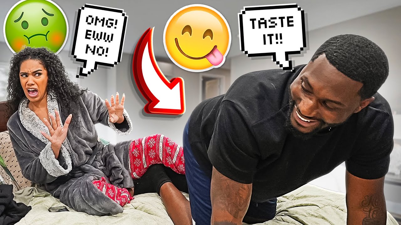Asking My Fiance To EAT My BACKSIDE🍑 PRANK! *SHE FLIPS*