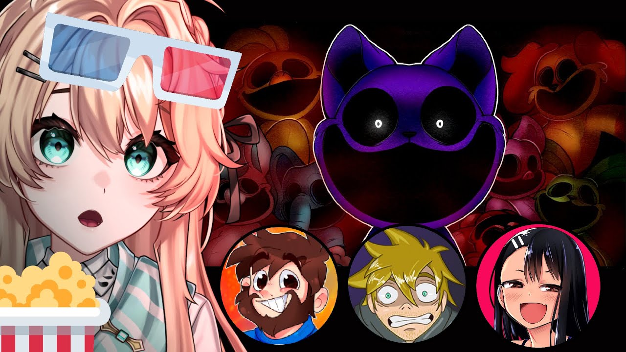 REACT de Teorias de Poppy Playtime 3 do @CoreDasAntigas, @Terrorizando e @LINKZINN ! 🔥