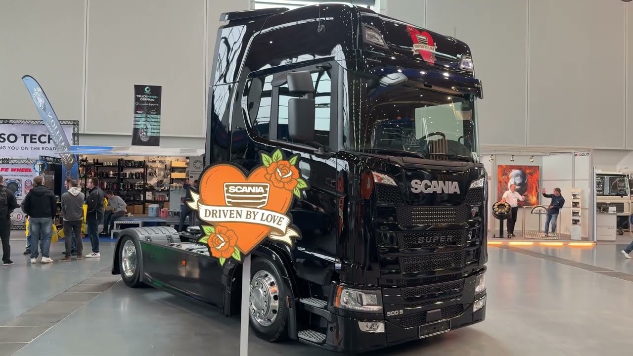 Scania Super 500 S Driven by Love (2026) - Интерьер и экстерьер NUFAM 2025 Karlsruhe