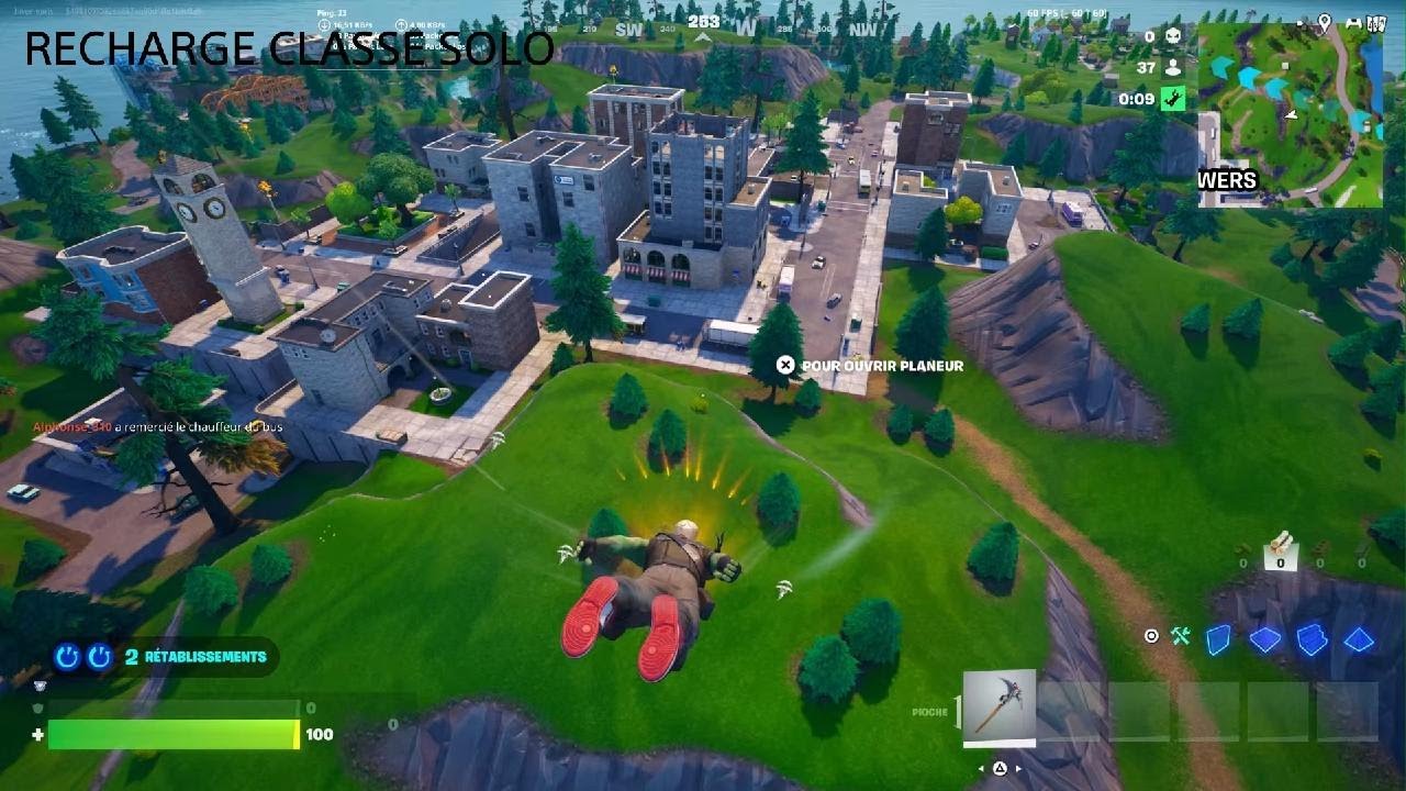 Fortnite RECHARGE CLASSE SOLO RANK UP ARGENT II