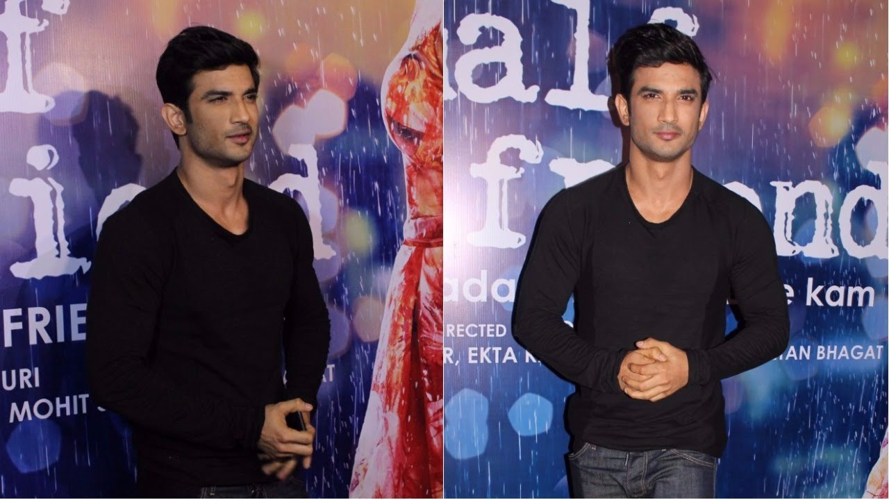 Sushant Singh Rajput At Success Party Of Half Girlfriend