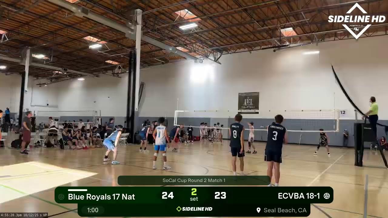 Blue Royals 17 Nat @ ECVBA 18-1 (2025.10.12)