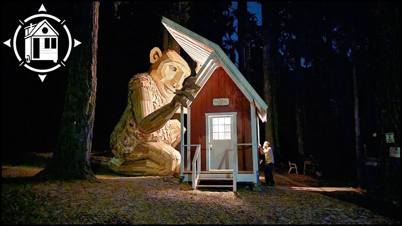 Sculpture artist builds giant TROLLS w/ recycled materials - hidden around the globe