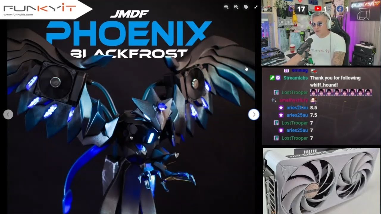 The Funky Kit Show LIVE Ep.337 - Gigabyte GeForce RTX 5060 Ti Eagle OC ICE, PC Build Update