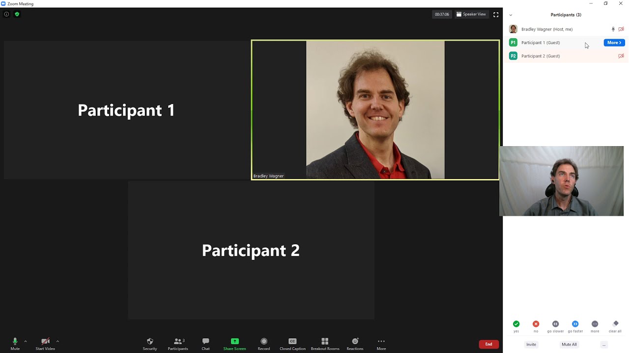 Zoom Tutorials - Testing with Fake Participants