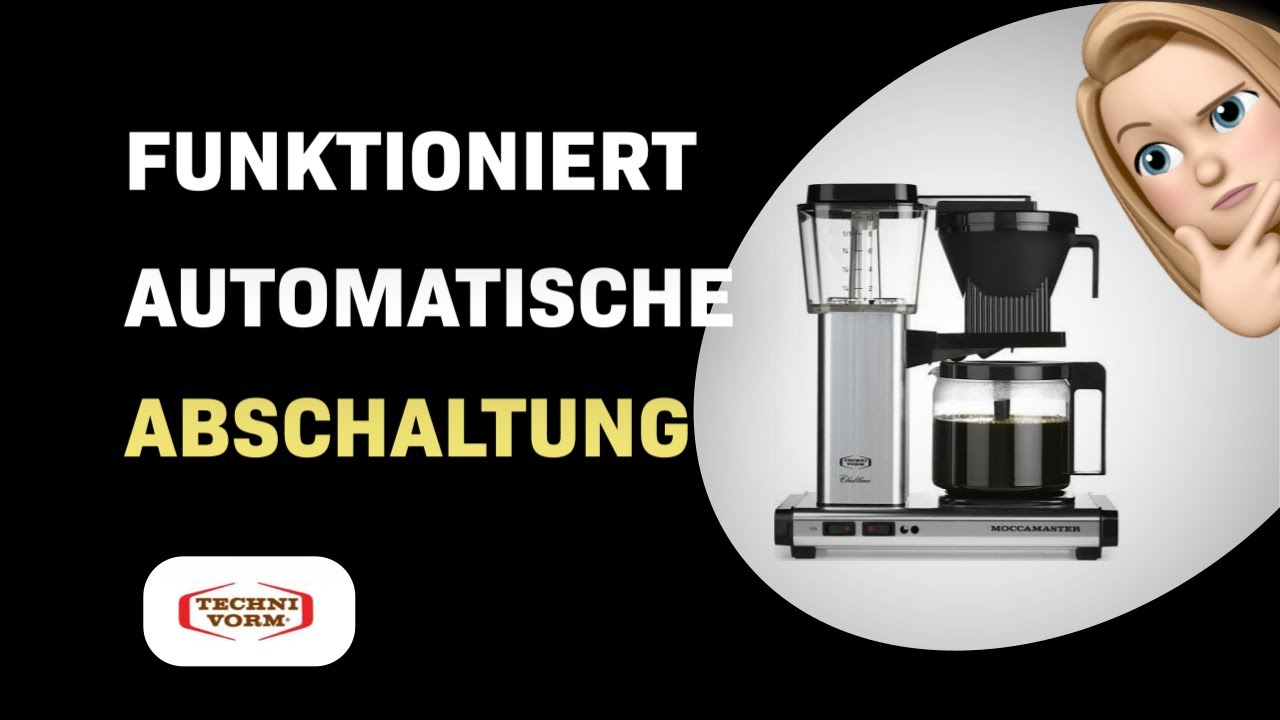 Wie funktioniert die Automatische Abschaltung der Technivorm Moccamaster KBG74?
