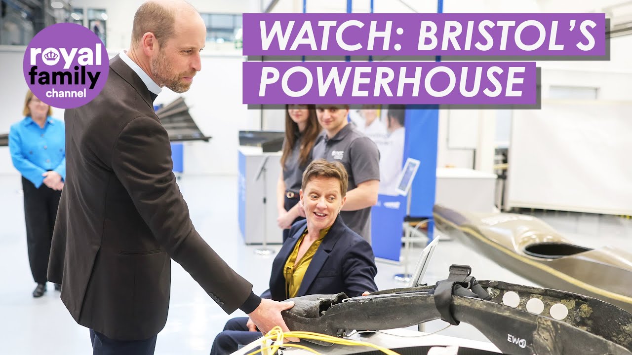 WATCH: Prince William Meets Paralympic Champion at Bristol’s Innovation Hub
