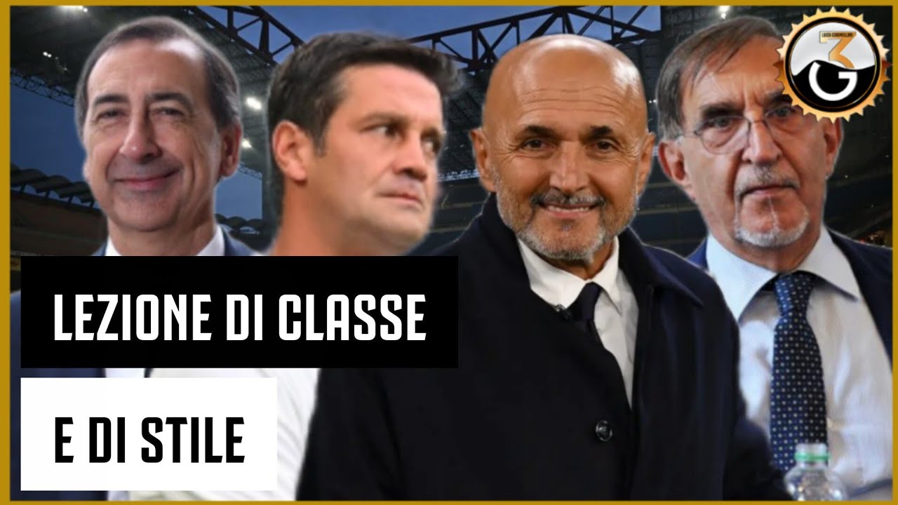 DA UNA PARTE LA CLASSE BIANCONERA DALL'ALTRA LA BASSEZZA NERAZZURRA