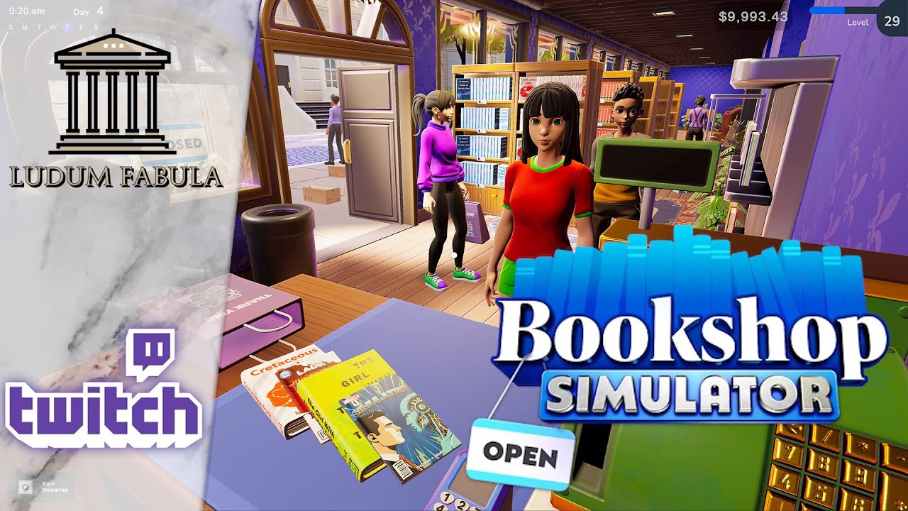 BOOKSHOP SIMULATOR | VOD TWITCH DÉCOUVERTE