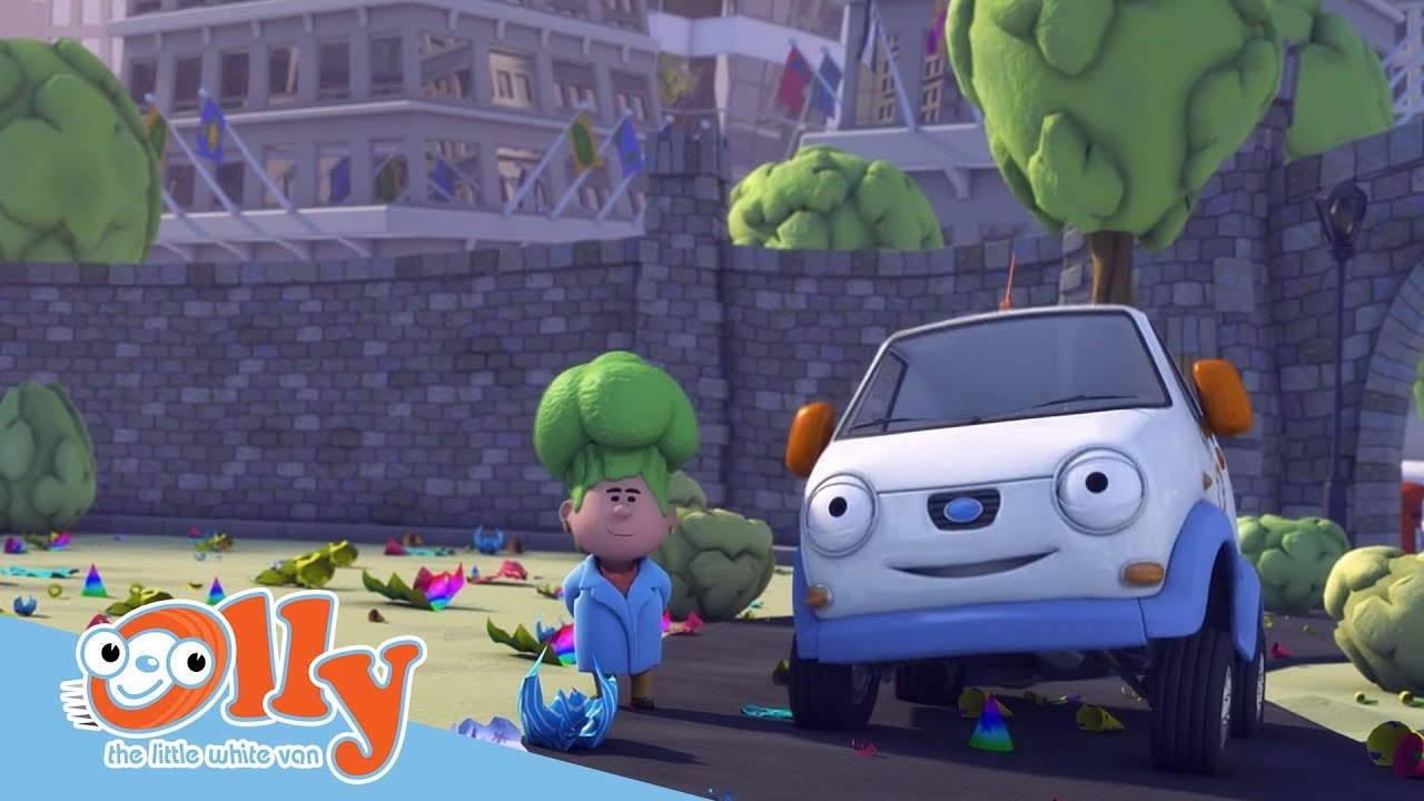 Cars for Kids - Cleaning the City | Transport for Kids | Olly the Little White Van