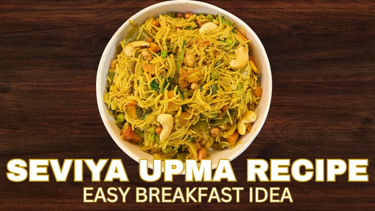 Vegetable Vermicelli Upma| Indian Vermicelli Breakfast