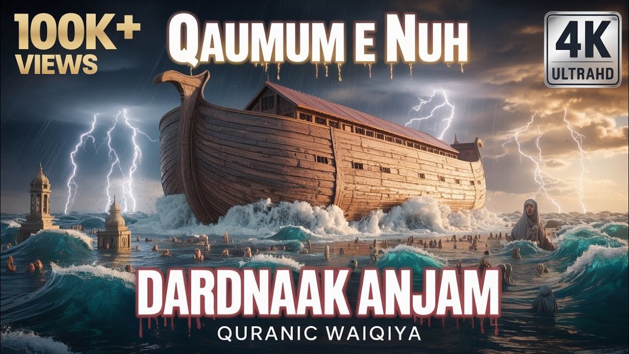 🌊 “Hazrat Nuh (AS) ki Daur‑e‑Fasaad Waqia | Ek Naav, Ek Paigham 🌟 Sabr, Imaan & Allah ki Hidayat”