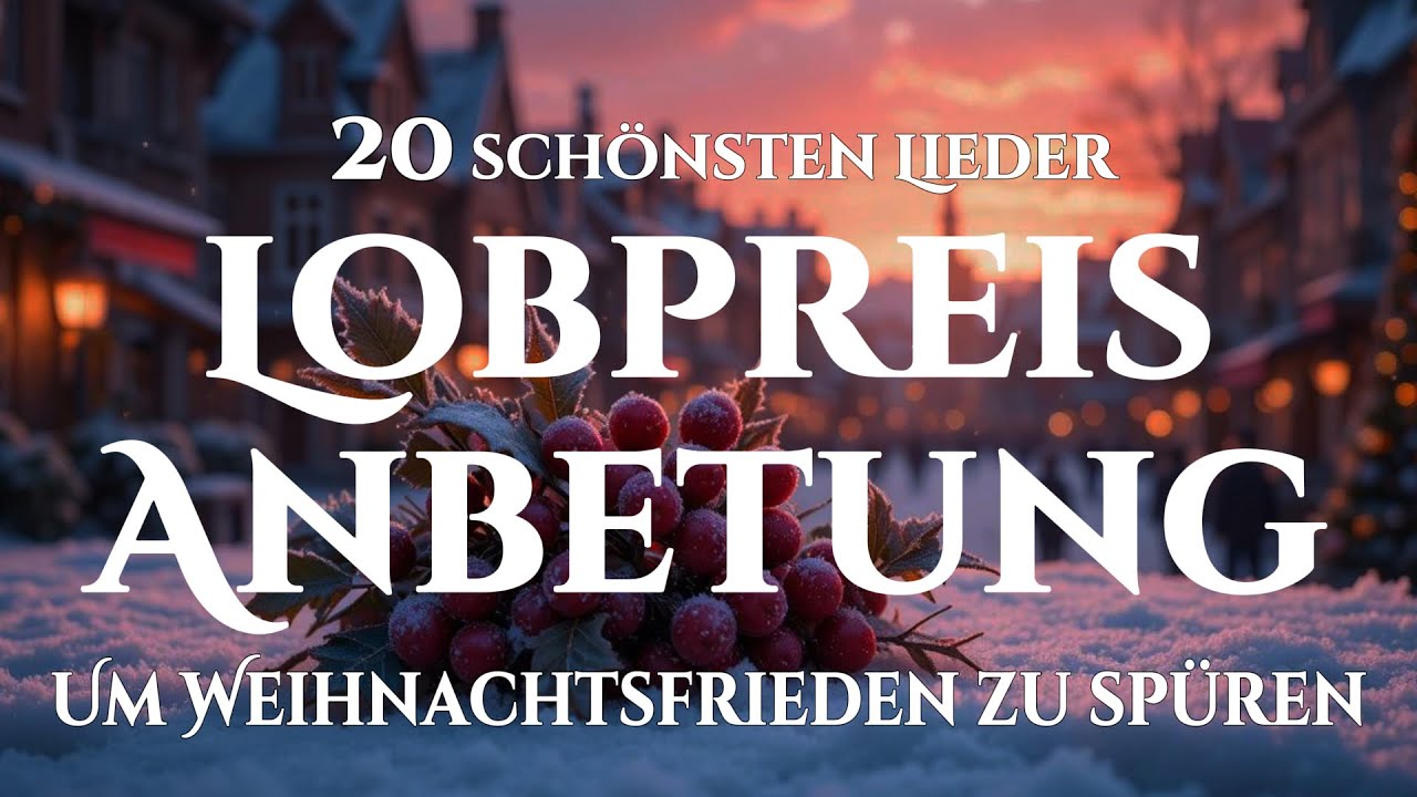 🙌🏻🔥20 Lobpreislieder zur Weihnachtszeit, die Frieden und Geborgenheit schenken