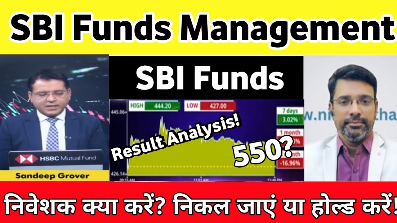 SBI funds share news | Sbi fund management latest news | sbi fund management share analysis 04 Aug