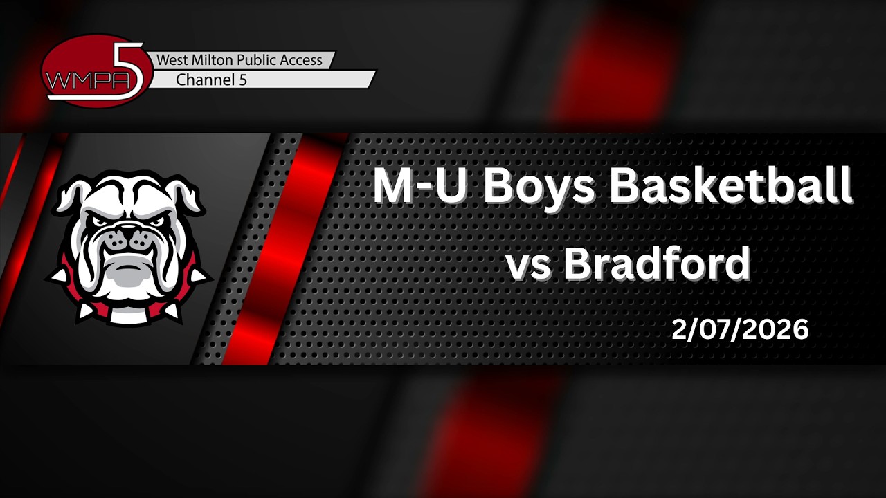 Milton-Union Boys JV Basketball vs Bradford (Senior Night)