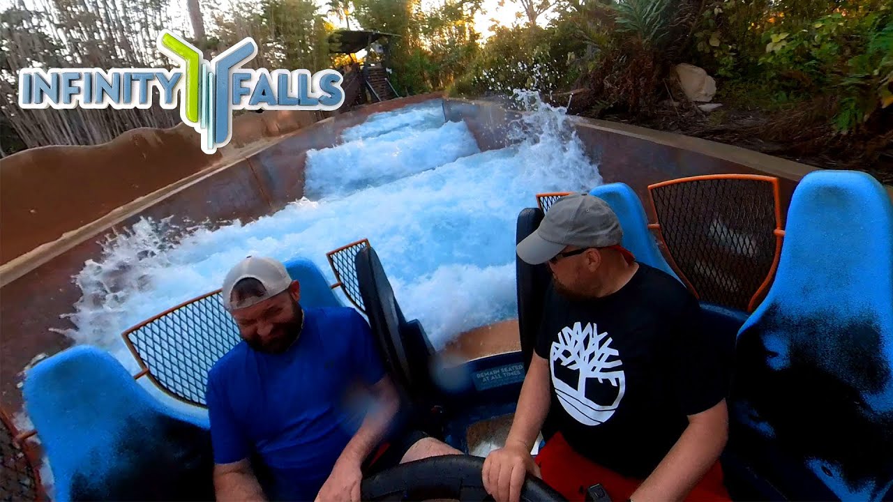 Infinity Falls 4K POV - SeaWorld Orlando